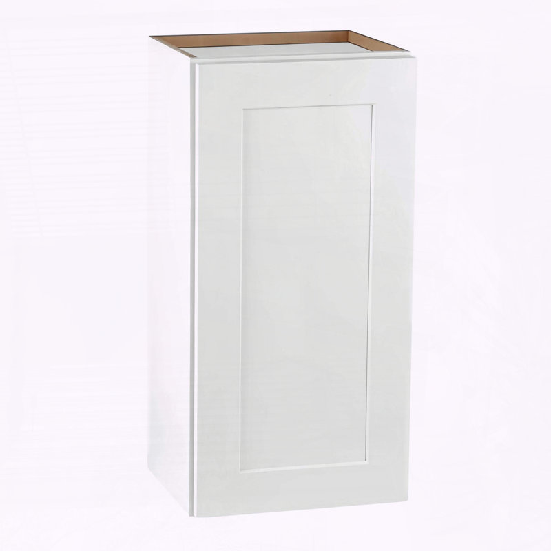 Armoire murale en bois massif avec tablettes réglables