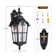 Antunes Aluminum Wall Light With Dusk to Dawn and Motion Sensor