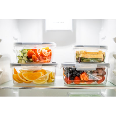 Eco-Snap Food Storage - Set of 4 Containers and 4 Lids