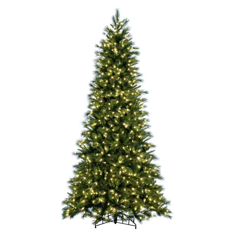 Vickerman Brighton Pine Artificial Christmas Tree 9' H Lighted Artificial Pine Christmas Tree
