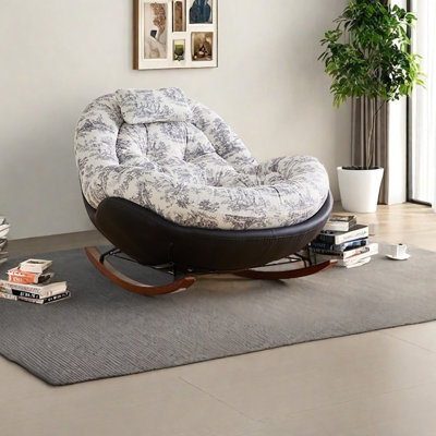 Ergonomic design minimalist rocking chair