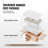 Modern Ceramic Vessel Sink 24"x13.8" Bathroom Vanity Bowl Countertop White