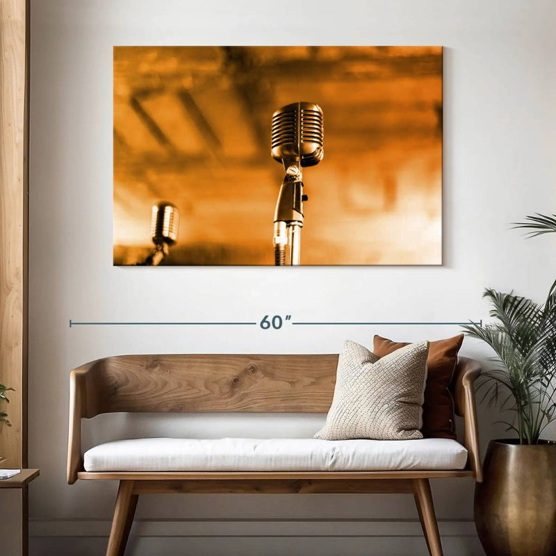 Abarca Concert Microphone, 32" H x 48" W