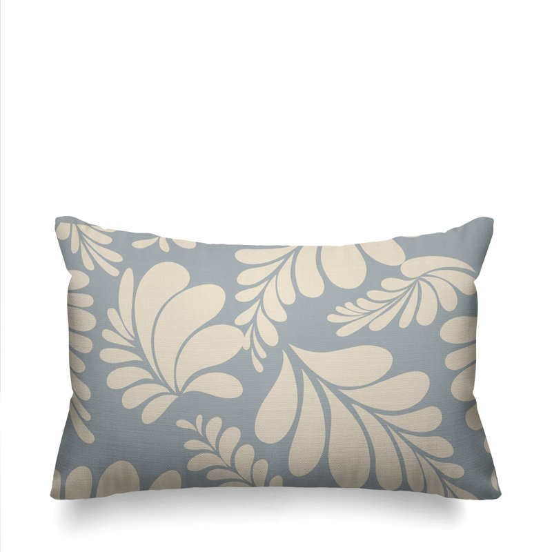  Housse et insert pour coussin floral d'extérieur, Gris