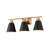 23'' 3 - Light Dimmable Black & Gold Bathroom Vanity Light-1351133689