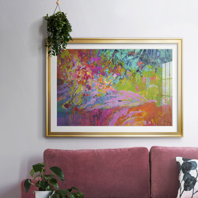 Impression passionnée encadrée Diva avec verre biseauté mat et passion