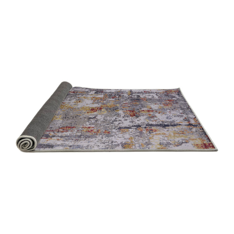Abstract Indoor Rug, Round 5'