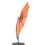 Parasol de patio orange de 10 pi - Abat-jour isolant et isolant pour confort dans la cour arrière - Stabilité extérieure