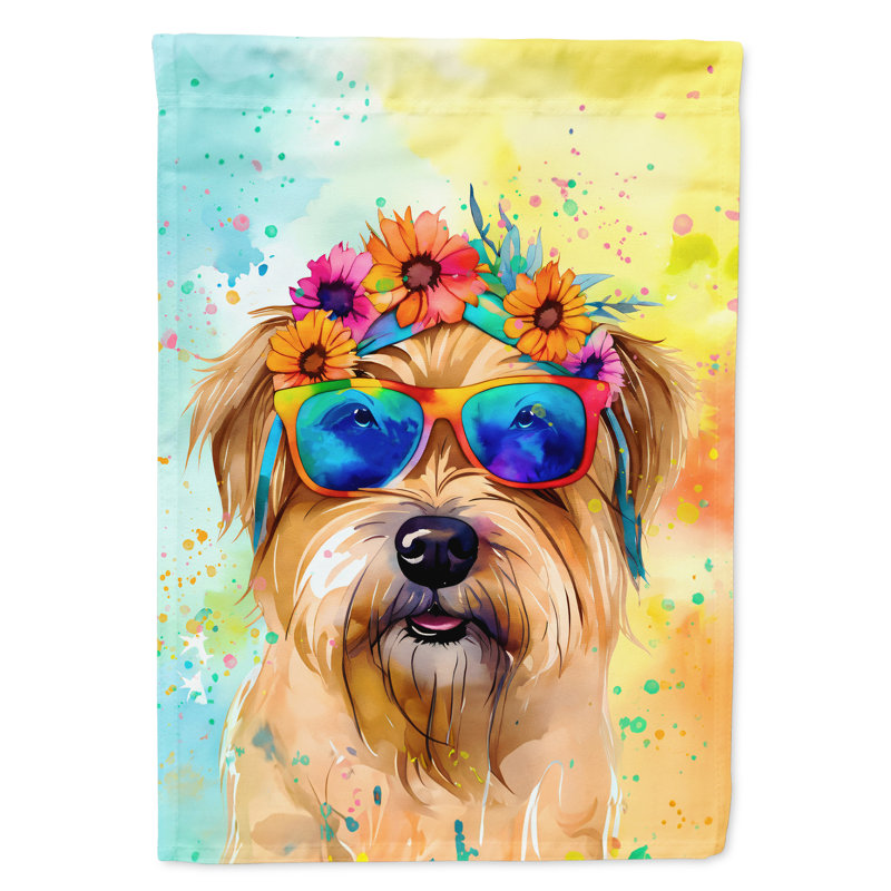 Drapeau de jardin Hippie Dawg, Cairn Terrier