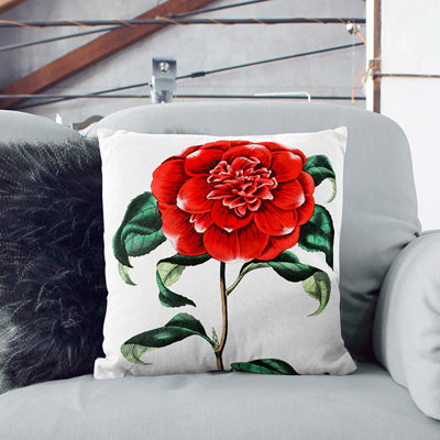 Floral Square Throw Cushion