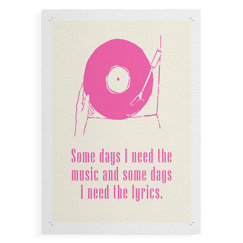 Sweet Melody II - Impression sur toile seulement - NON-CADRE, H 60 po x l 40 po