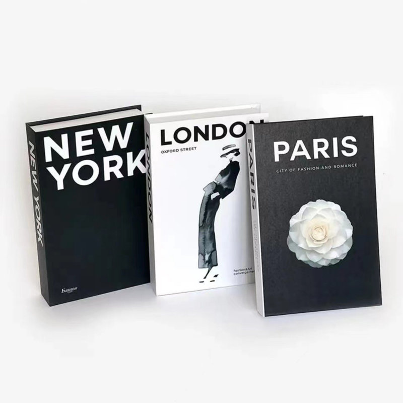 Kaeman 3-Piece Decorative Book Set