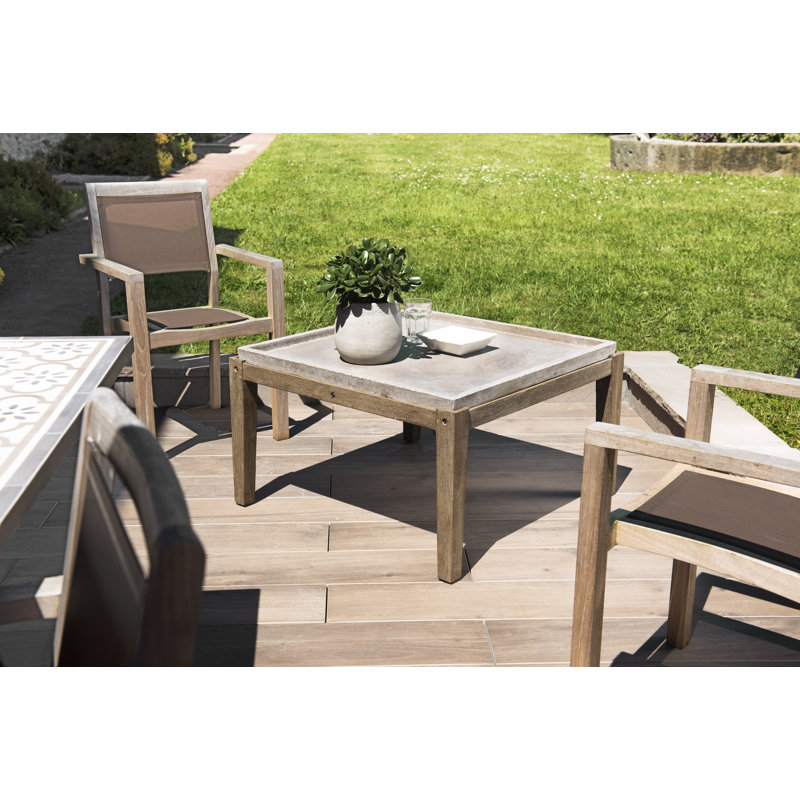 Casandra Square Acacia Outdoor Coffee Table , 83.5cm cm W 83.5cm cm D