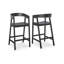 Counter Stool with Solid Wood Frame-126674802