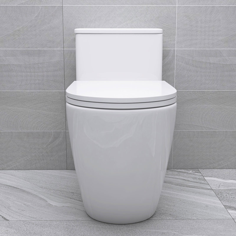 Toilettes allongées fermées Yingze 1,28 gallons GPF