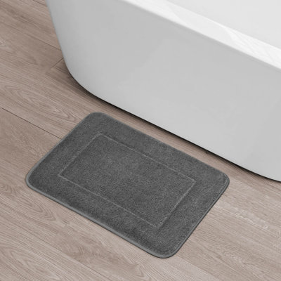 Wayfair Basics® Inglestone Common Hausman Terry Rectangle Non-Slip Bath Rug