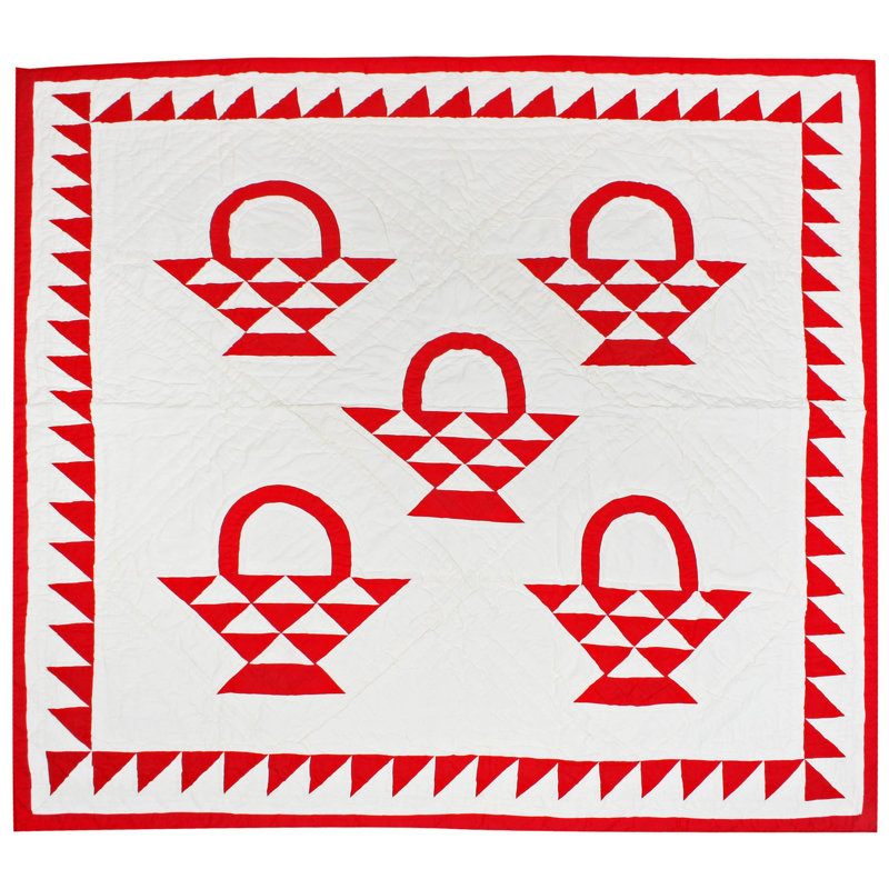 Nunez Cotton Quilt, Red