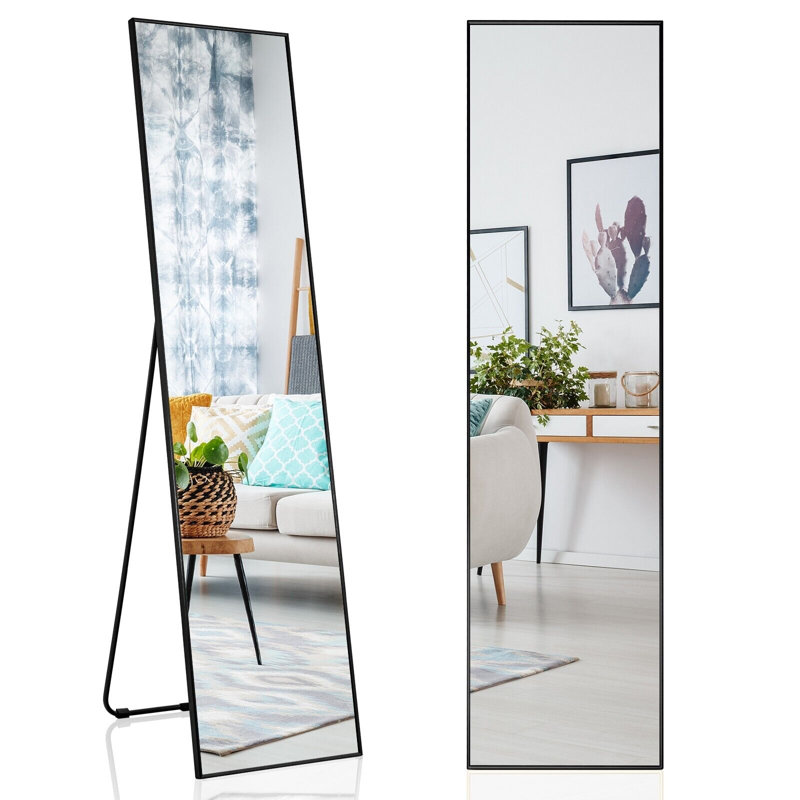Quenita Full Length Mirror, Black