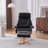 PU Leather Heated Massage 360° Swivel Accent Chair, Chair with ottoman, Ergonomic Comfort for Living Room, Bedroom Reading Nook Small Single Sofa for Bedroom, Office, Apartment-129226588