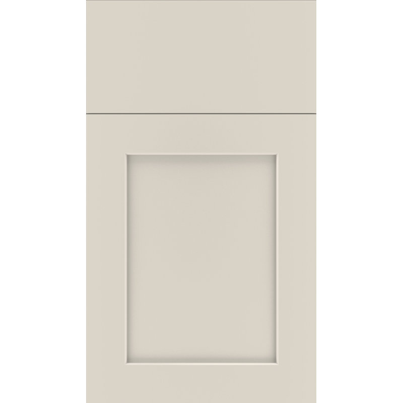 Dwelling Full Access Cattail Door Sample, Satin Sleet