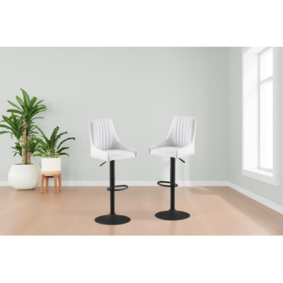 Tabourets de bar réglables (2 / boîte)