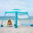 Beach Cabana  Beach Canopy Easy Set Up And Take Down  Cabana Tent With Sand Pockets  Instant Sun Shade With Side Wall