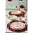 Porcelain China Dinnerware Set 24 Piece - Service for 6
