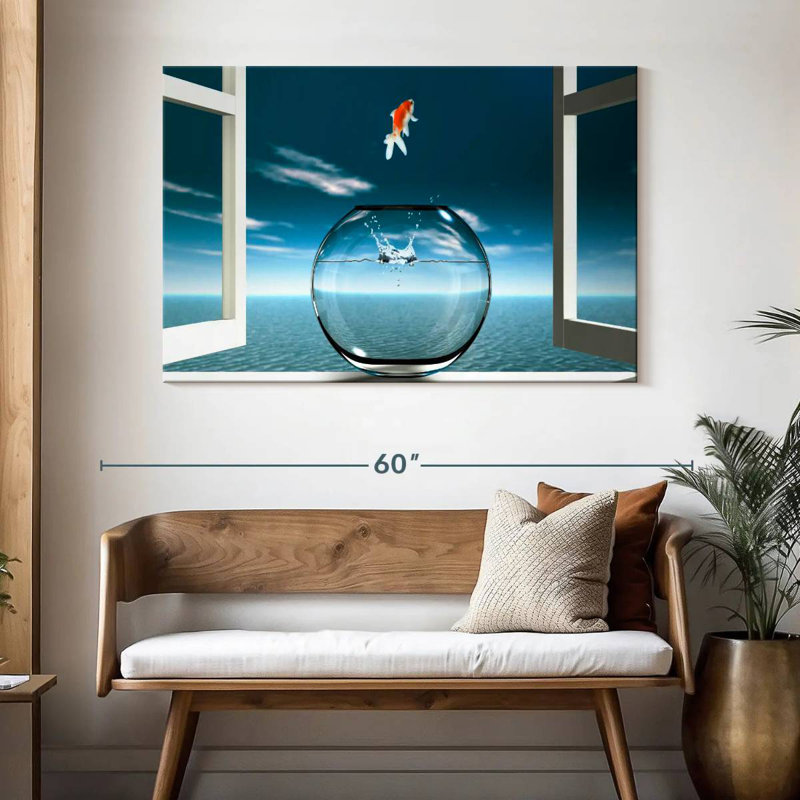 Goldfish Bowl, 32" H x 48" W