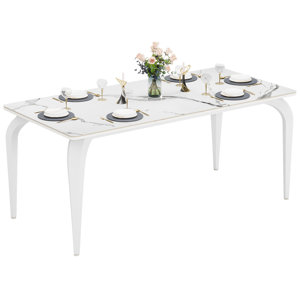 Deloma  63'' Marble Dining Table