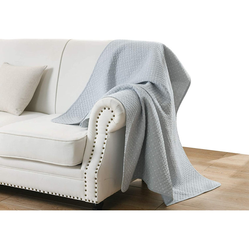 Jeté en coton CTthrow quit, Bleu
