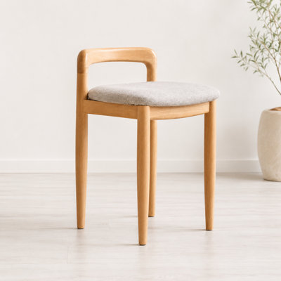 Solid Wood Beech  Make-up Stool Bed Bench for Dining Room