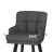 26''H Upholstered 360°Swivel Counter Height Bar Stools, Wood Legs Kitchen Island Chairs-2106507579-2106701522