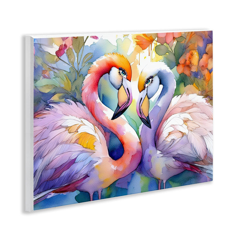 Plaque murale flamant rose, par Shelly Craig