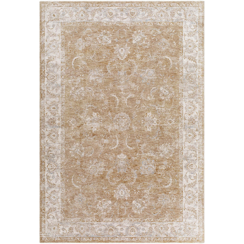 Aunah Traditional Machine Woven Area Rug, Runner 2'8" x 10'