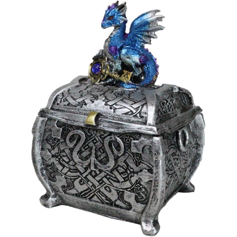 Boîte à bijoux métallique