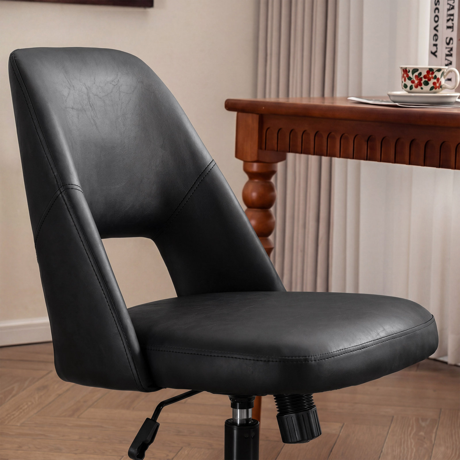 Gramercy Office Chair with Lumbar Support, Black