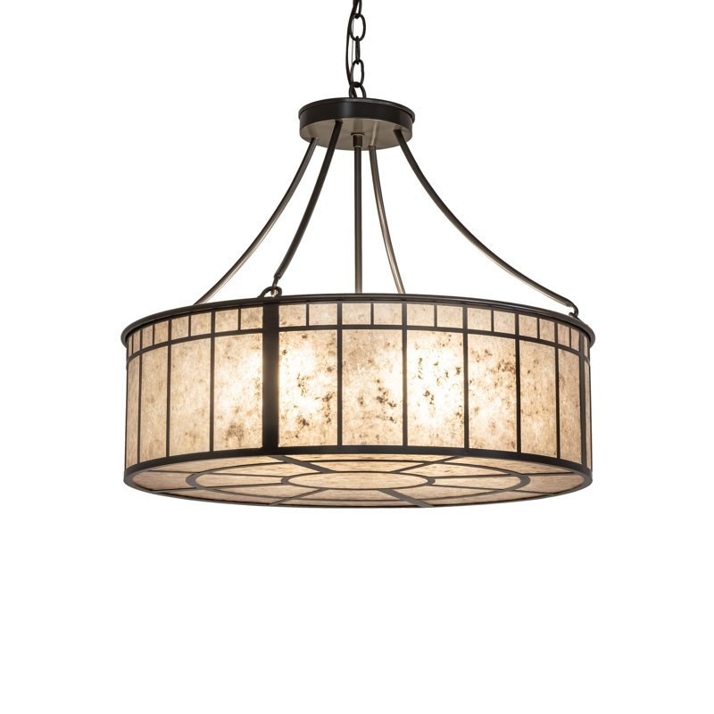 24" Wide Glendale Mission Inverted Pendant