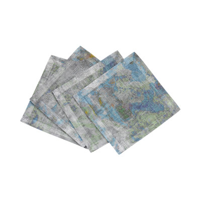 Impressionism Cotton Sateen Cocktail Napkins
