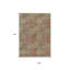 Tapis intérieur / extérieur taupe à pois brun 9 pi x 12 pi