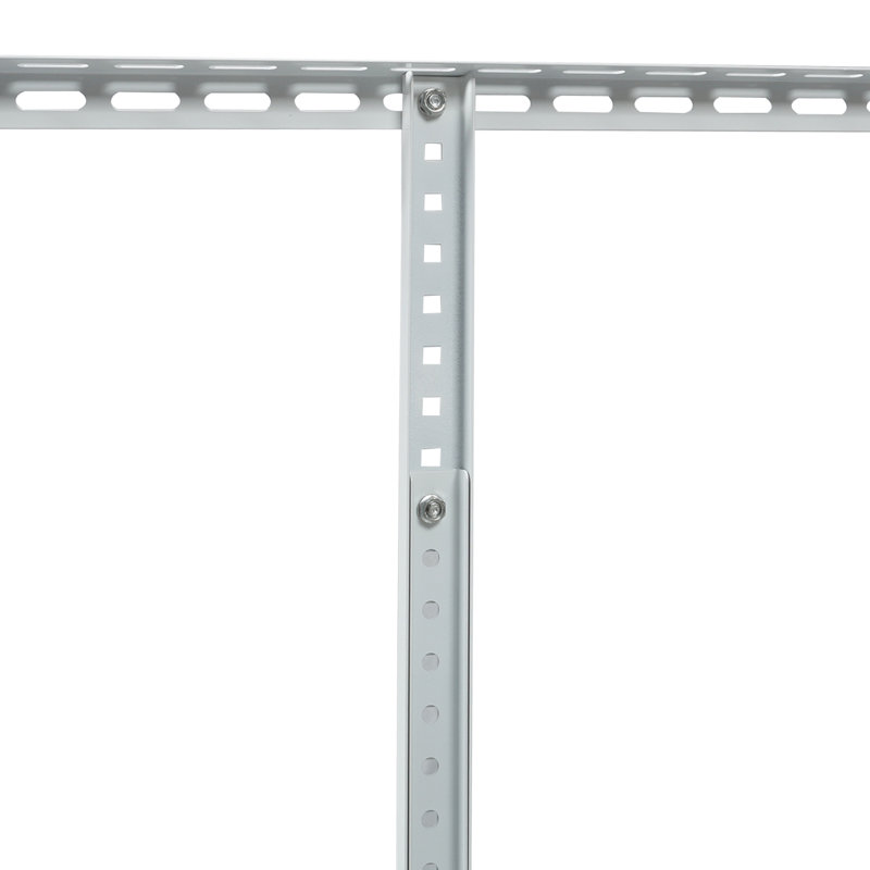 Support de rangement pour garage 2X8ft, Noir, H 38,63 po x l 96,03 po x P 24,03 po