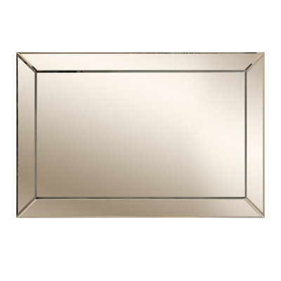 Madison Flat Beveled Wall Mirror