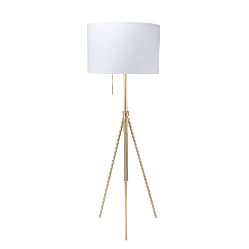 Tyson 72'' Tripod Floor Lamp, Matt Gold