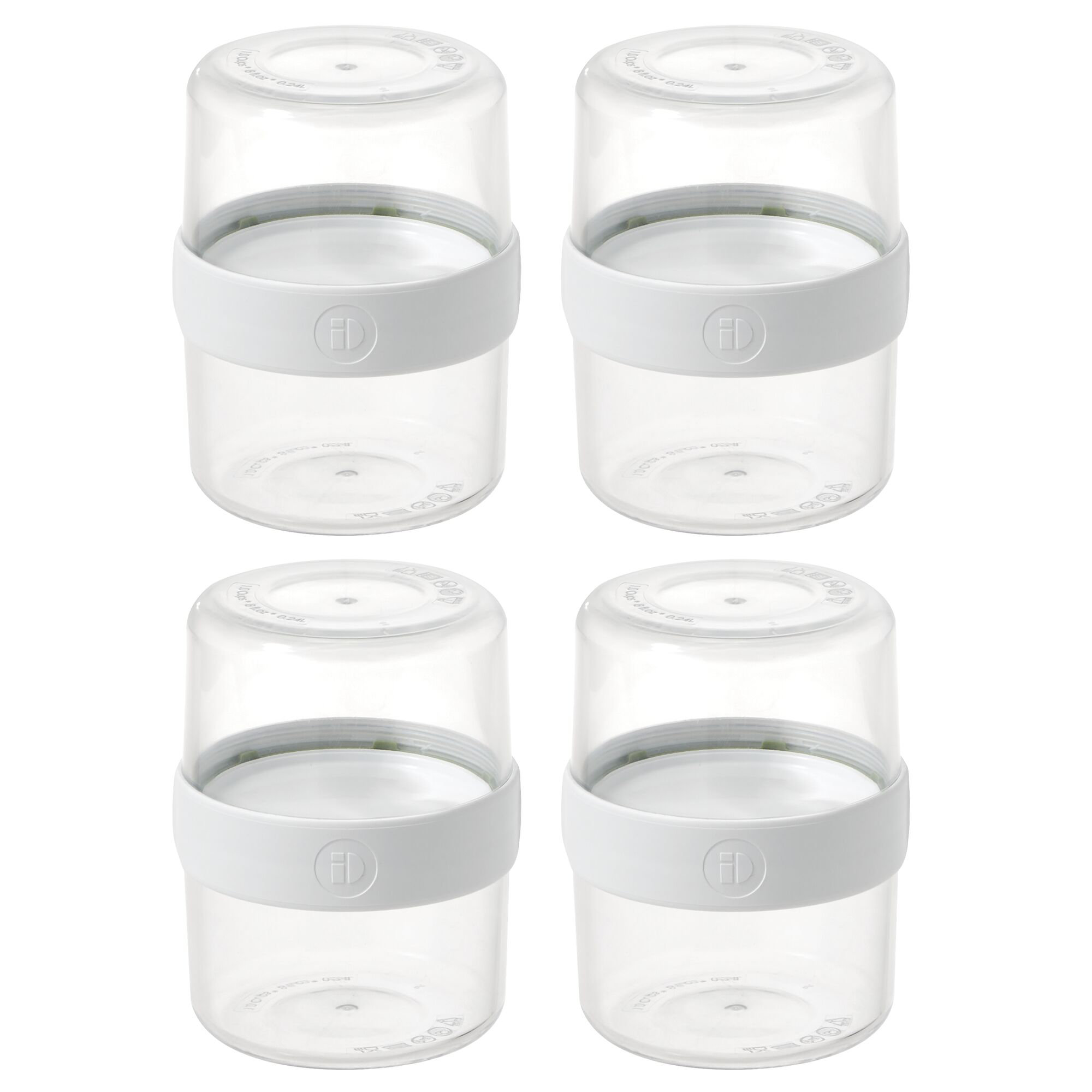 iDesign Small Stack 'n Snack Food Containers - Stackable Snack ...