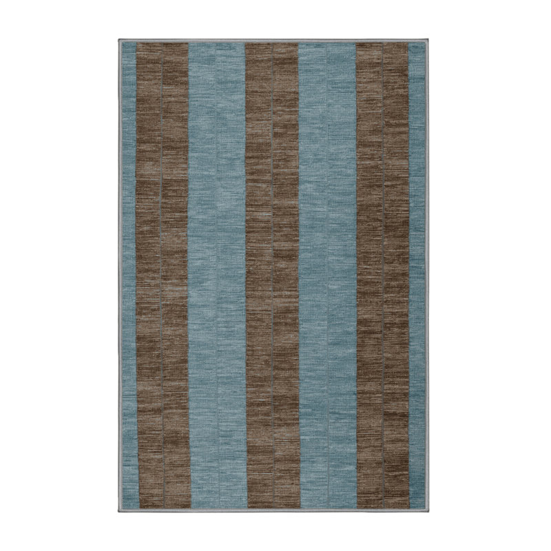 Tapis gris à carreaux lavable à la machine