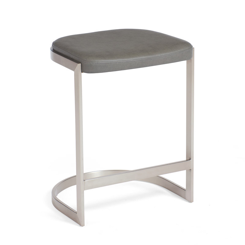 Kimmy Upholstered Counter Stool with Metal Frame