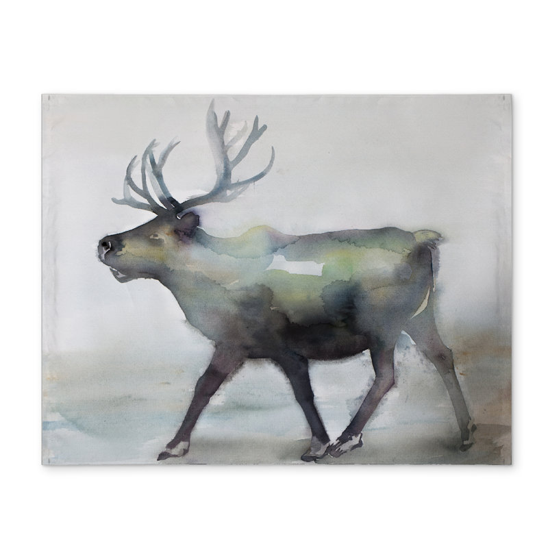Napperon Rustic Blue Caribou - Polyester