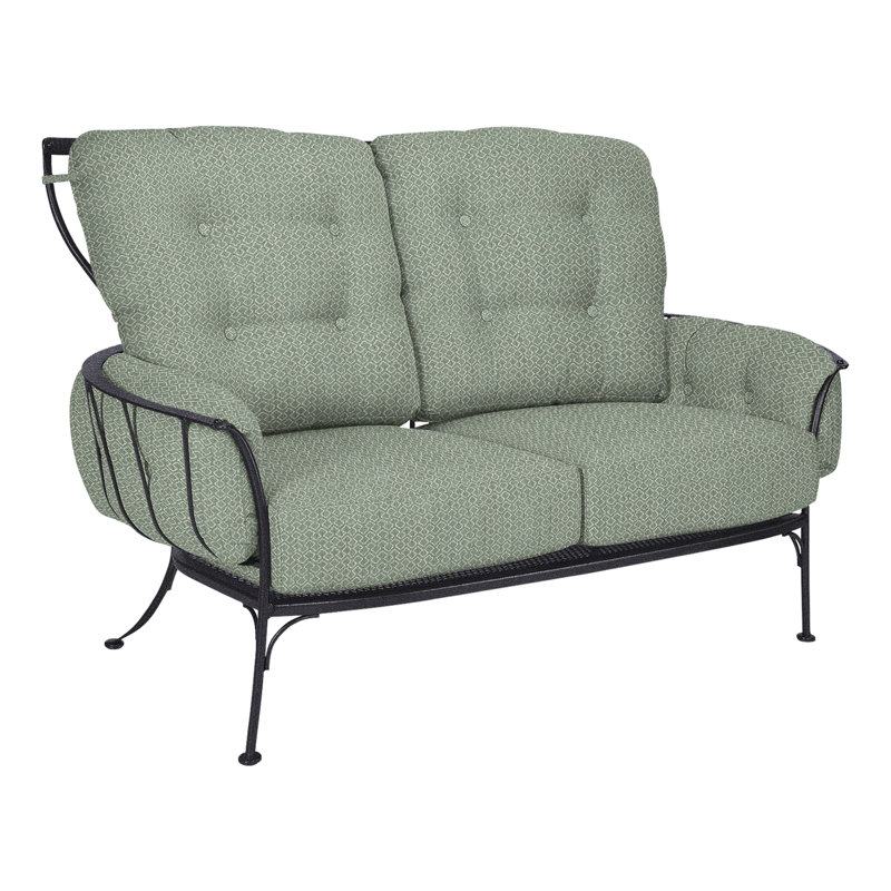 Monterra Outdoor 2 - Seat Loveseat, Graphite, Cast Lagoon