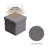 Charboneau Ottomans with Storage Pockets - 15-Inch Folding Foot Rests or Storage Organizers for Bedroom, Living Room, or Dorm, Set of 2 - Grey-123091366