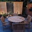 Chaise de patio en teck Nelsen
