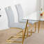 Chaise rembourrée en polyuréthane (ensemble de 2)